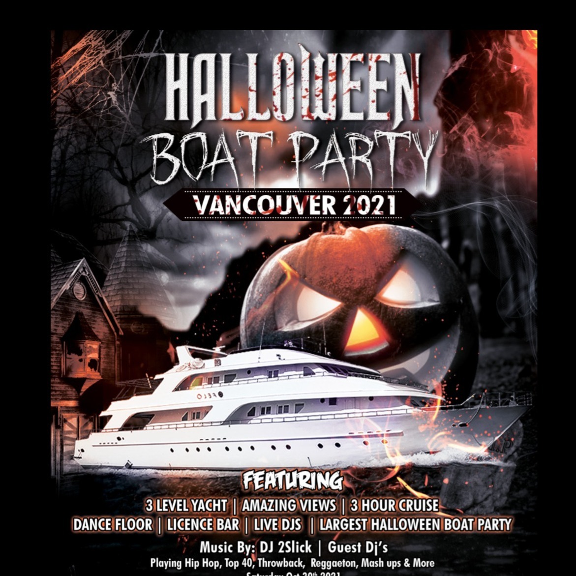 Halloween Boat Party Vancouver 2021 