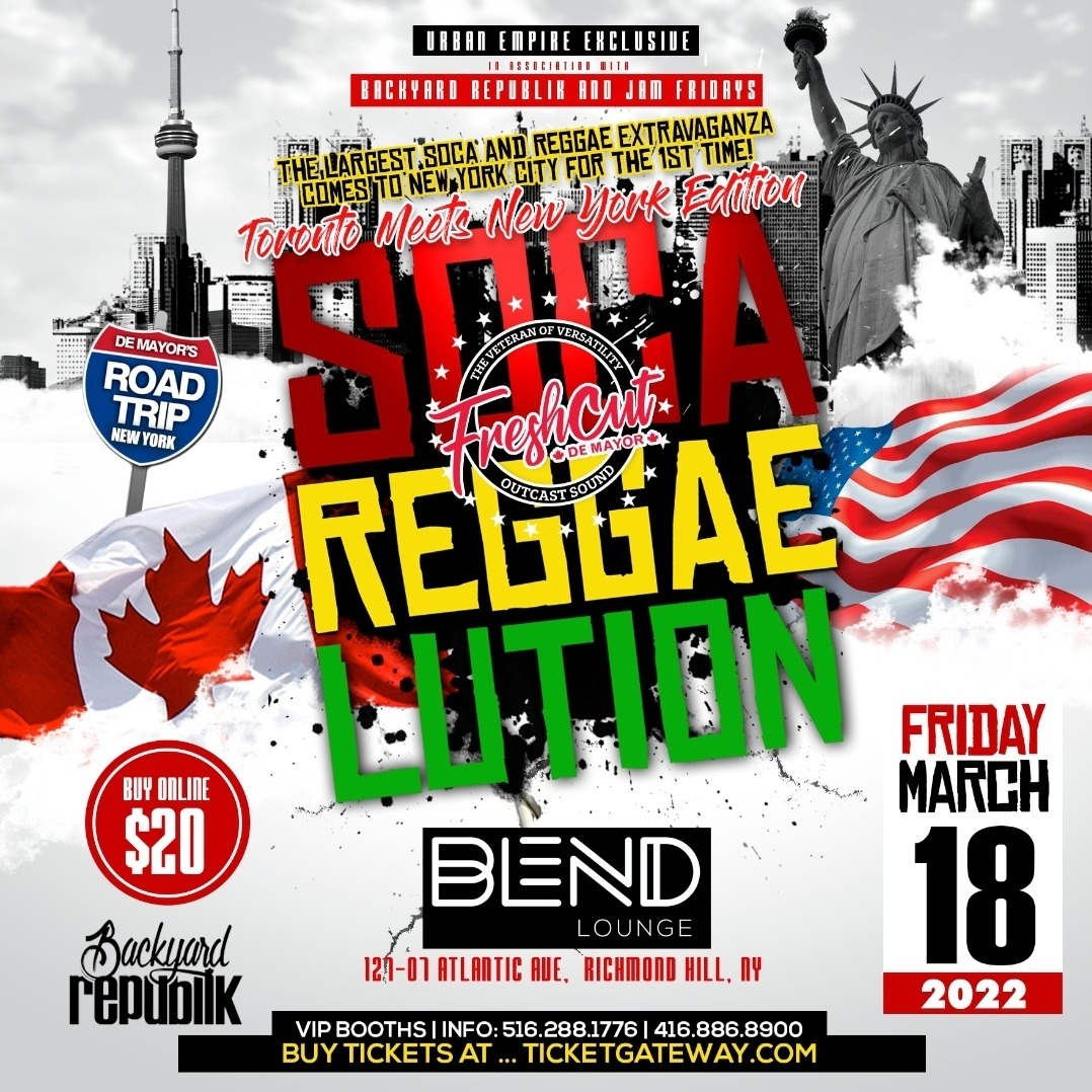 Soca Reggaelution Nyc 