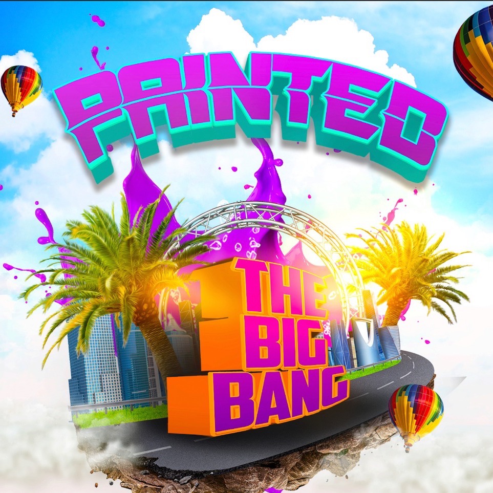 Painted â€œthe Big Bangâ€ 