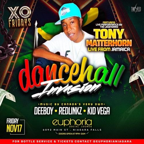 Dancehall Invasion Ft Tony Matterhorn 