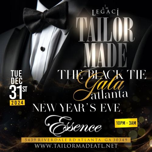Tailor Made Atlanta New Year's Eve Black Tie Gala | Everyone Free Before 11pm W/rsvp 