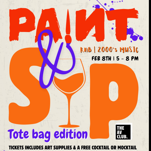 Tote Bag Paint & Sip: Rnb & 2000’s Music 