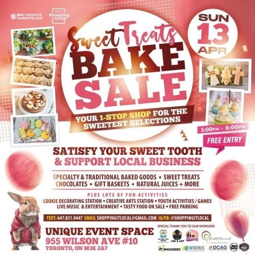 Sweet Treats Bake Sale (pre-easter Edition) 