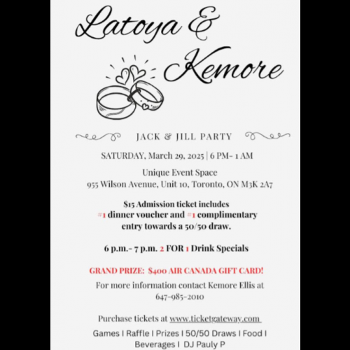 Latoya & Kemore Jack & Jill 