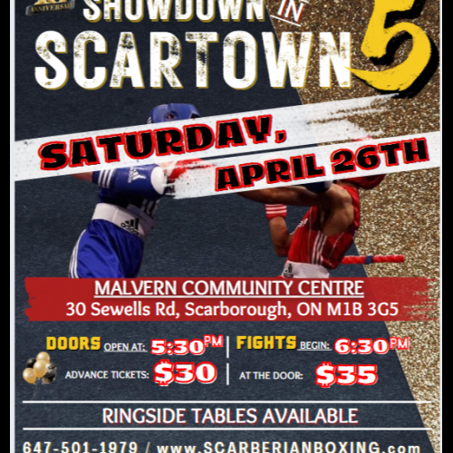 Scarberian Boxing Club -10th Anniversary - Showdown In Scartown 5 