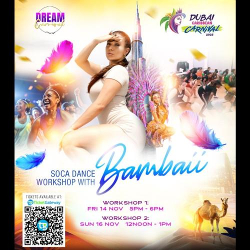 Soca Dance Workshops With Bambaii | Dubai Carnival 2026 