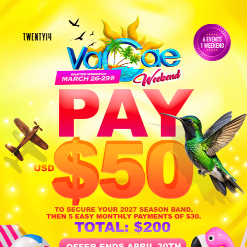 VACAE WEEKEND 2027 (Installment) 