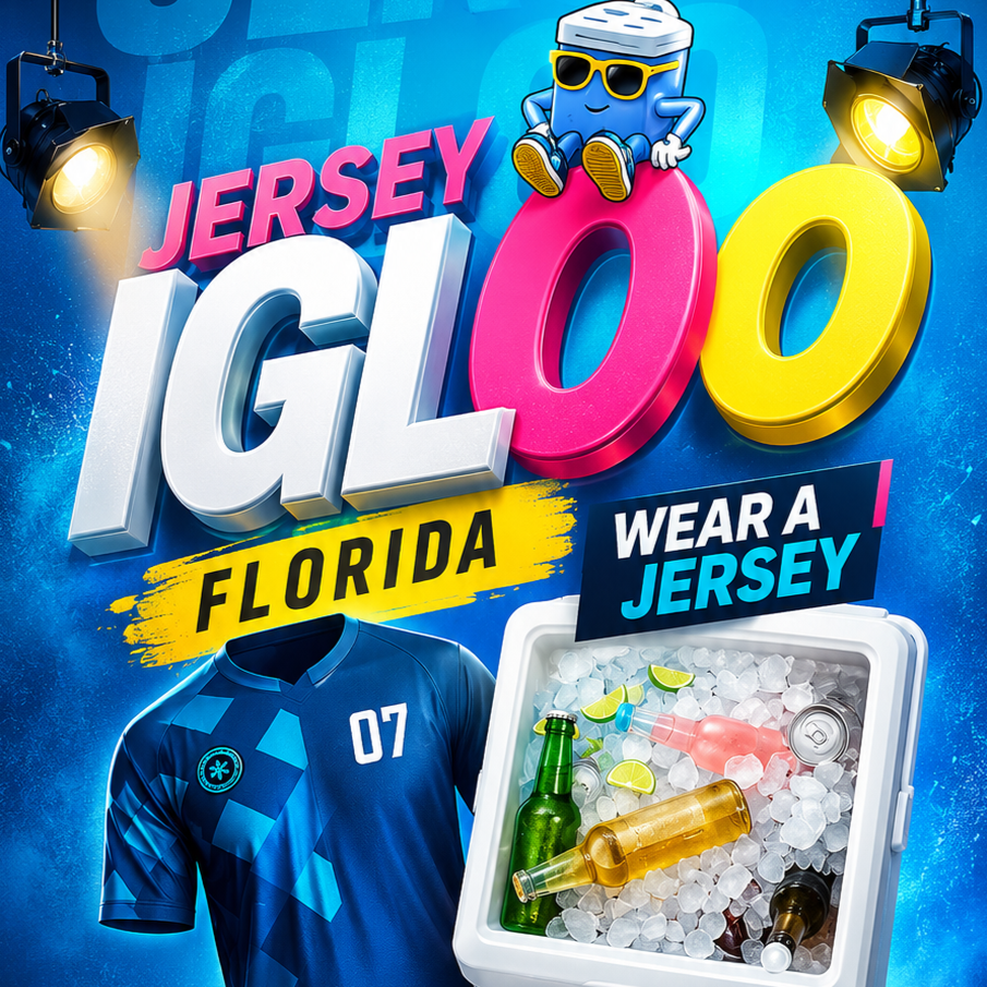 IGLOO FLORIDA SUN. SEPT 6TH - 2026 - WEAR A JERSEY 