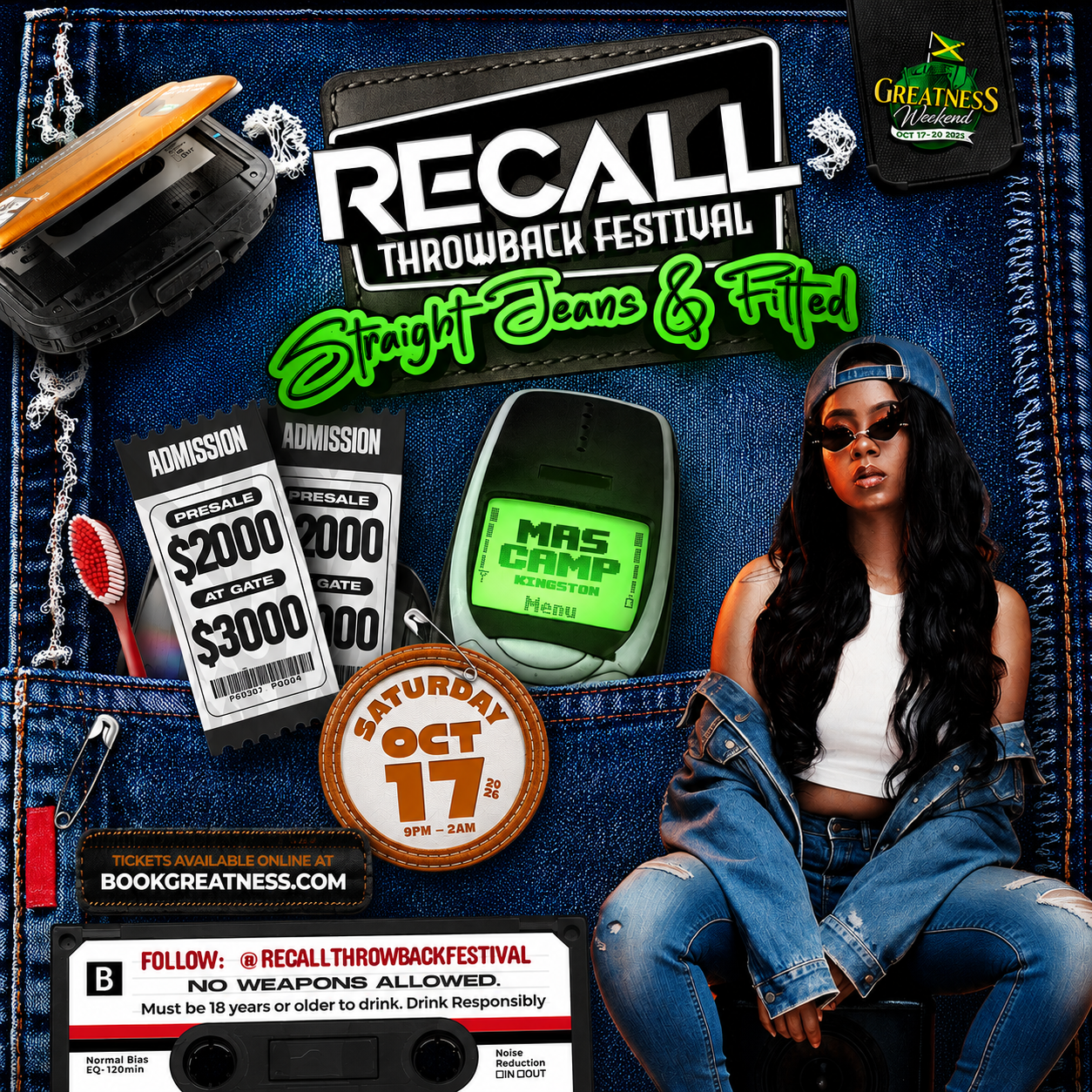 RECALL: Throwback Festival - Straight Jeans & Fitted 