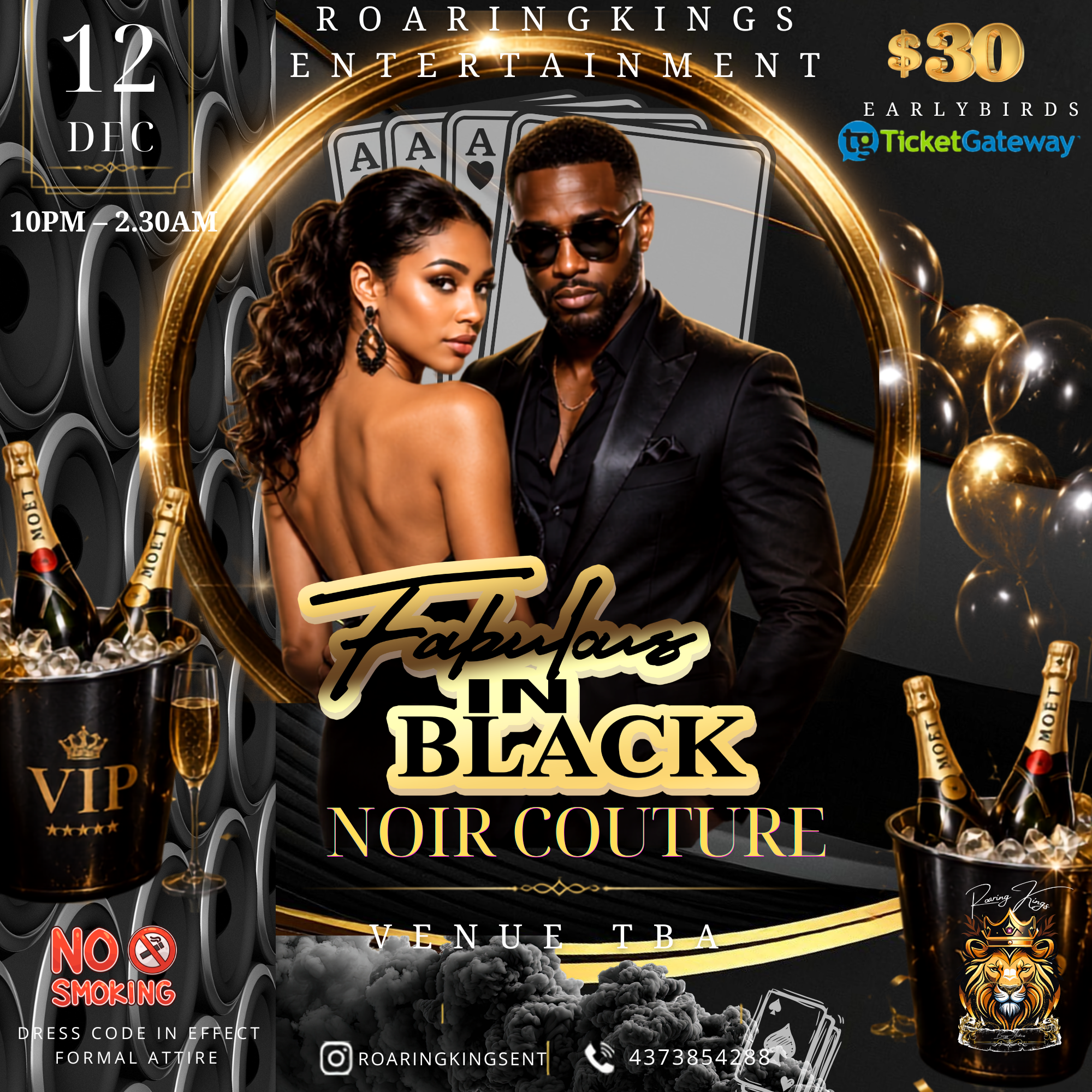 Fabulous In Black Noir couture 