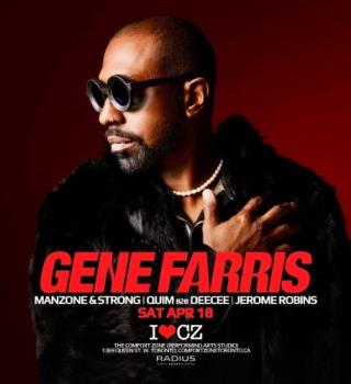 The Comfort Zone Presents ** Gene Farris ** 