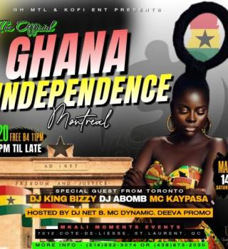 Ghana Indepence Montreal 