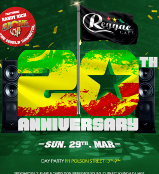 ~ Reggae Cafe ~ Ft. Stonelove (day Party) 