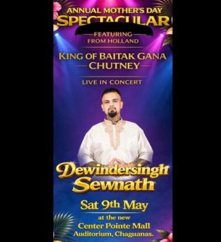 Annual Mother’s Day Spectacular: King Of Baitak Gana Chutney 