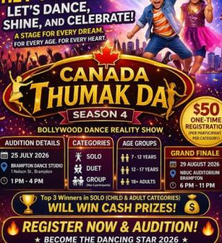 CANADA THUMAK DA SEASON 4 DANCE REALITY SHOW SEASON 4 AUDITIONS 