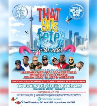 That 90s Fete On The Water 2026 