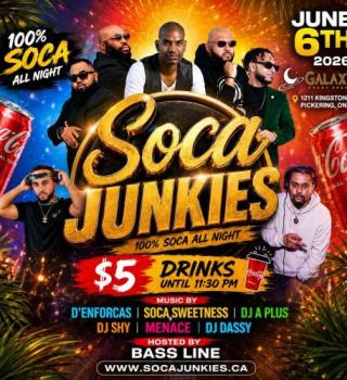 SOCA JUNKIES - RUM AND COKE EDITION 