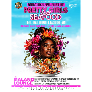 Pretty girls love seafood 
