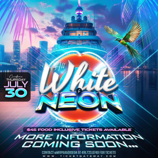 White & Neon Carnival Thrusday 