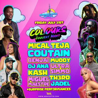 COLOURS - J’OUVERT NIGHT | CARNIVAL FRIDAY | SOS FEST DAY 1 