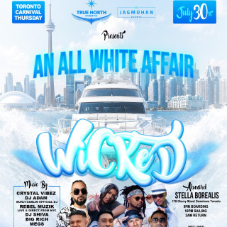 All White Carnival Cruise WICKED 