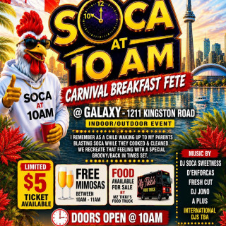 Soca At 10am Caribana Breakfast Fete 