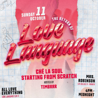 Love Language- The Return - Oct 11 