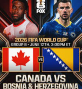Fifa World Cup 26: Group B: Canada Vs. Bosnia-herzegovina - Match 03 | Tix 